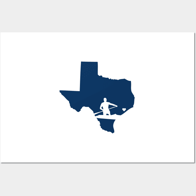 Texas Hurricane Love Support Wall Art by greenoriginals